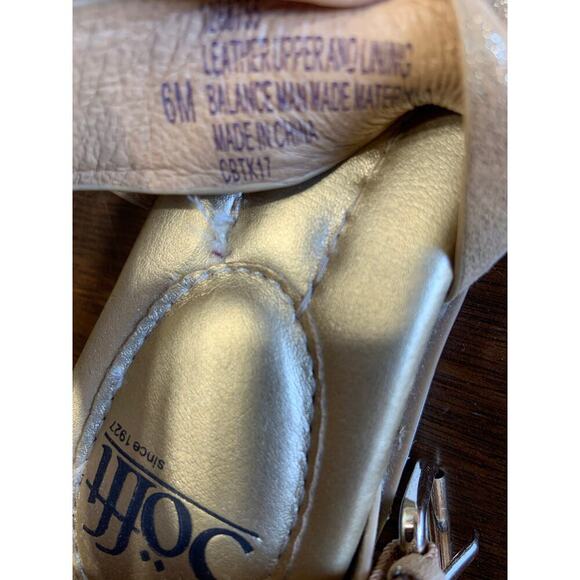 Sofft Metallic Platform Strappy Sandal Women 6 Gold Easter Spring Wedding Light - Picture 2 of 8